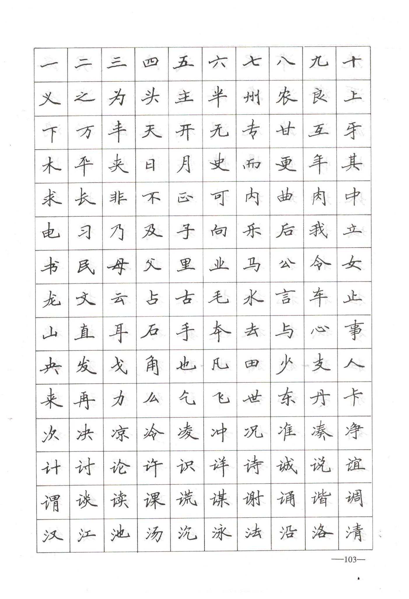 硬笔书法没必要只练正楷，这么美的魏碑（常用一千字）不练亏大了
